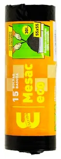 MESAC BOLSA CIERRA FACIL 55X60 (15 UDS.) GRIS GALGA 80