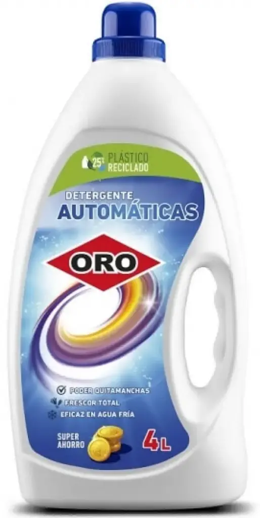 ORO DETERGENTE LIQUIDO 4 L AUTOMATICAS (60 DOSIS)