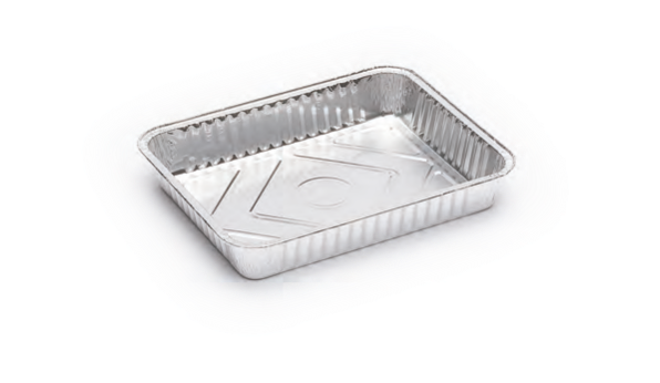 ENVASE DE ALUMINIO RECTANGULAR 1000cc 1000uds NO TAPA