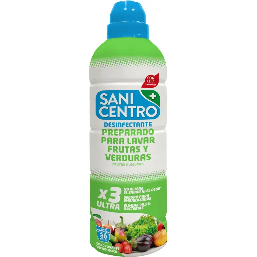 SANICENTRO FRUTAS Y VERDURAS 750 ML HIGIENIZANTE DE ALIMENTOS