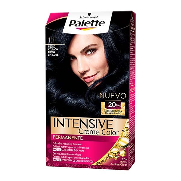 PALETTE INTENSIVE Tinte #1.1-negro Azulado 1 U