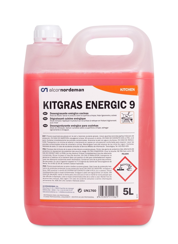 KITGRAS SUPER 5KG l Desengrasante enérgico multiusos