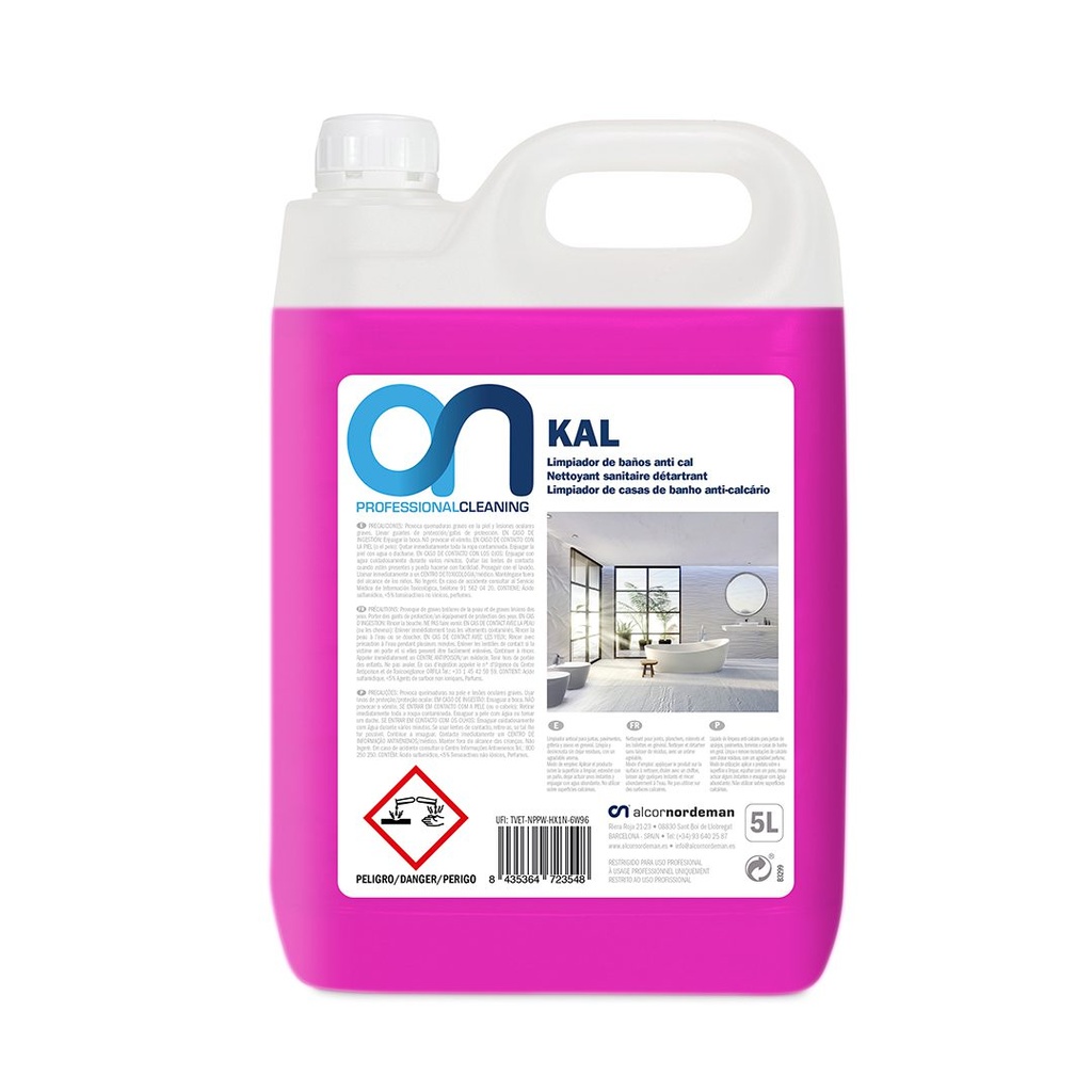 AN PROF KAL 5L l Limpiador antical