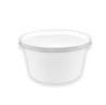 Tarrina PP 500ml Ø124x66mm Inyección Blanca /600