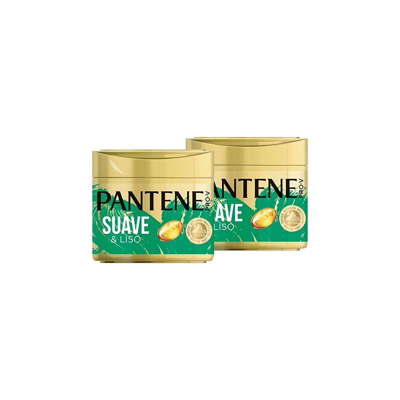 PANTENE MASCARILLA 300 ML SUAVE Y LISO DUPLO