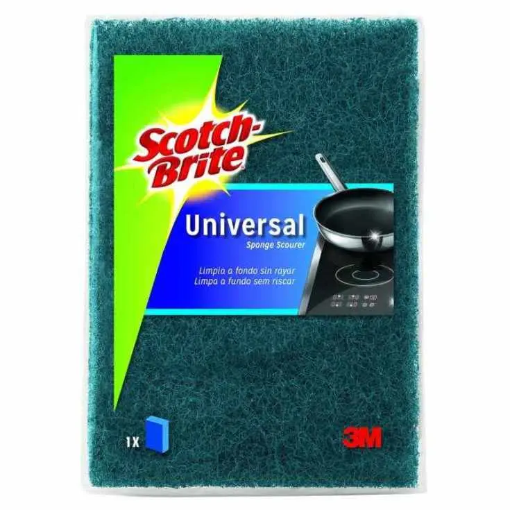 SCOTCH BRITE ESTROPAJO NO RAYA CON ESPONJA