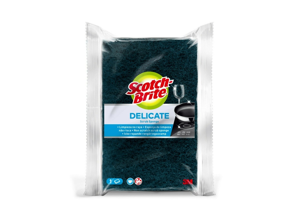 SCOTCH BRITE ESTROPAJO NO RAYA CON ESPONJA