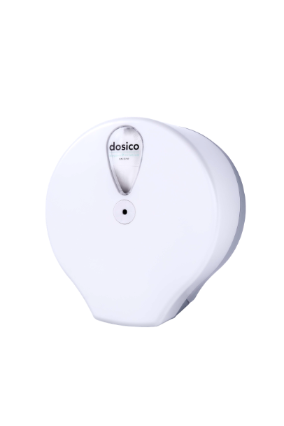 DISPENSADOR DE PAPEL HIGIÉNICO CON EXTRACCIÓN CENTRAL ABS BLANCO