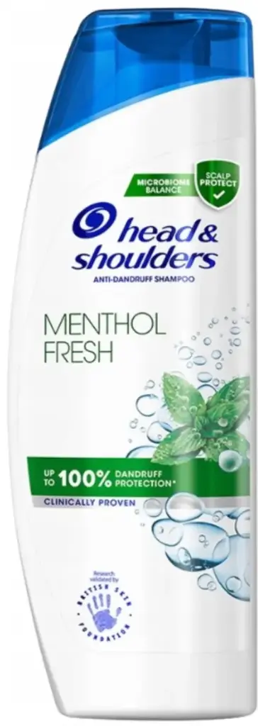 HS CHAMPÚ 400 ML. ANTICASPA MENTHOL FRESH.