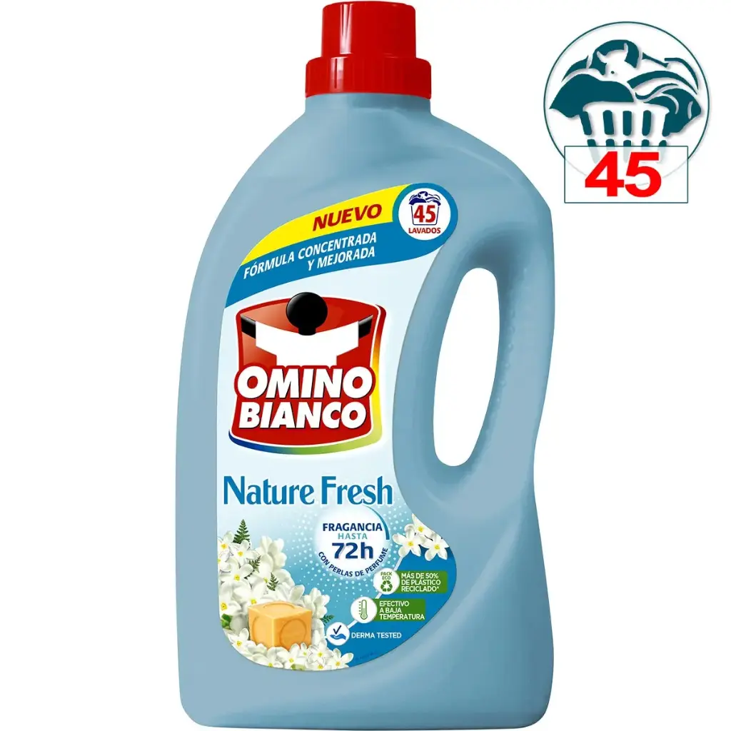 OMINO DET LIQ 45D 1.8L NAT FRESH