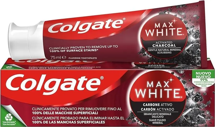 COLGATE MAX WHITE DENTIFRICO 75 ML ONE CARBON