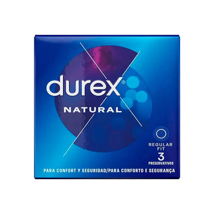 DUREX PRESERVATIVO NATURAL (3 UDS.)