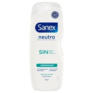 SANEX GEL 600 ML NEUTRO HIDRATANTE TODO TIPO DE PIEL SIN SULFATOS SIN JABON SIN COLORANTES