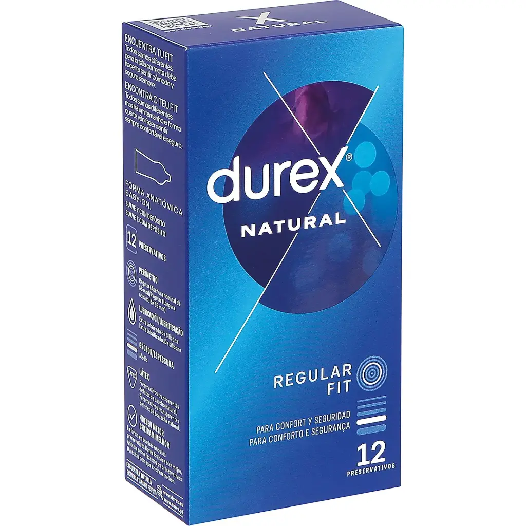 DUREX PRESERVATIVO NATURAL PLUS (12UDS.)