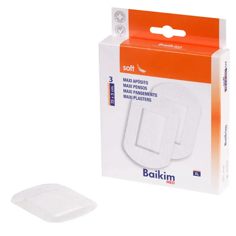 BAIKIM TIRITAS MAXI SENSIBLES (5 CM X 7.5 CM) (3 UDS.)