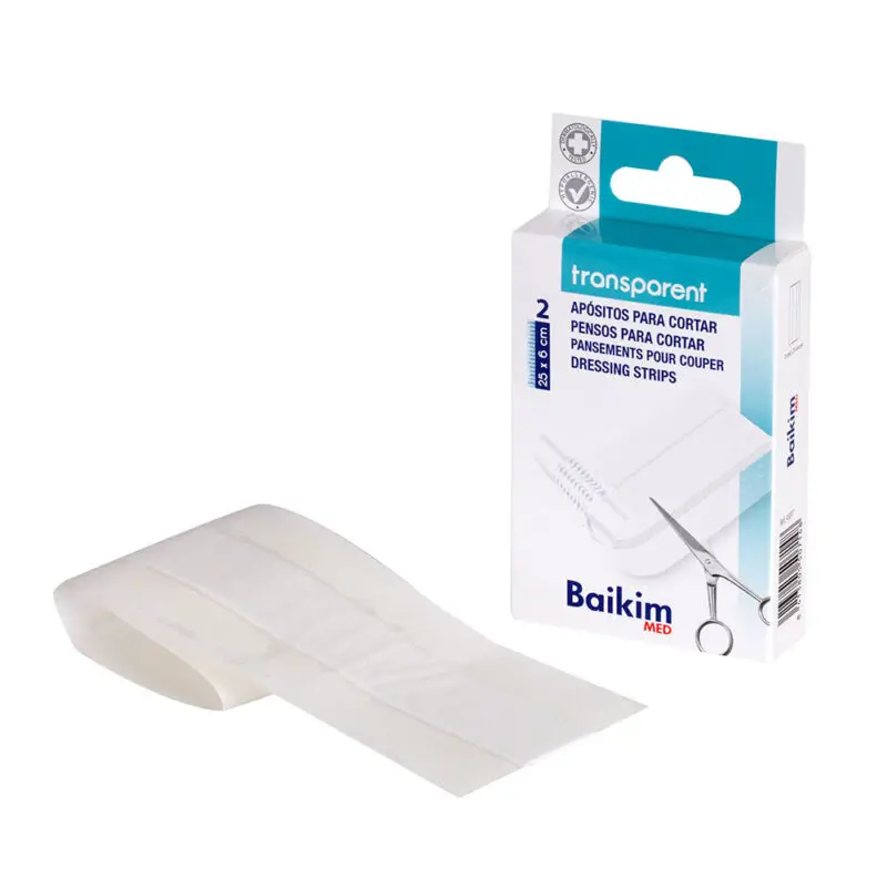 BAIKIM APOSITOS TIRAS 1/2 METRO TRANSPARENTES