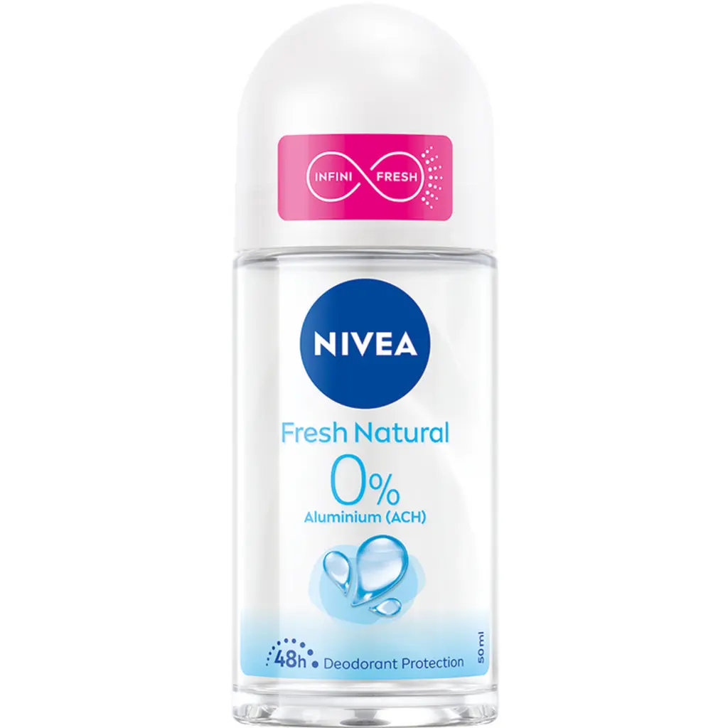 NIVEA DESO. ROLL-ON 50ML FRESCA NATURAL 0% 
