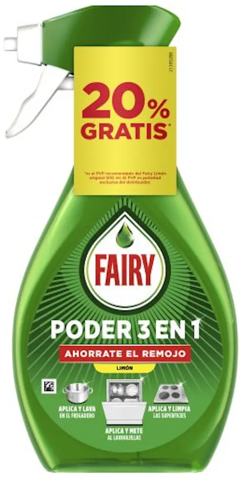 FAIRY LAVAVAJILLAS GRASA SPRAY 500 ML