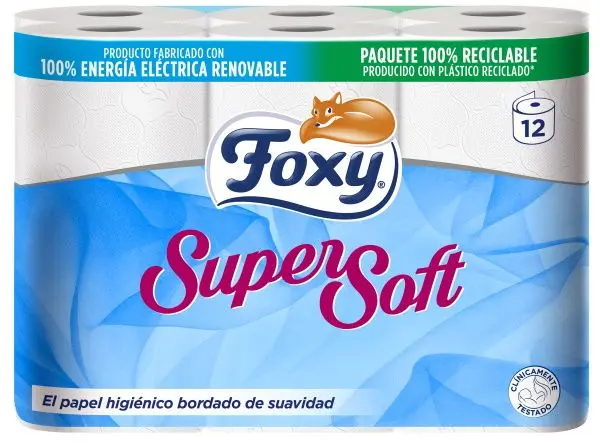 FOXY PAPEL HIG S SOFT 2H 12R BLANCO