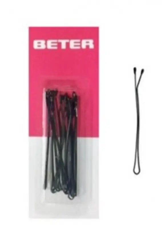 BETER CLIP BOLA (12 U.) NEGRO 60 MM 