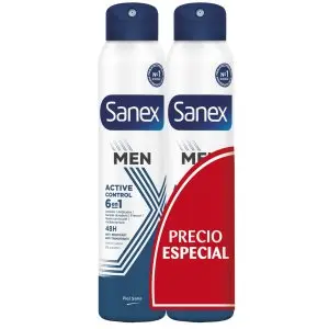 SANEX DESODORANTE SPRAY 200 ML MEN ACTIVE CONTROL (2 U)
