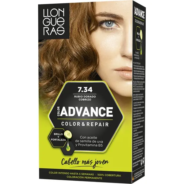 LLONGUERAS TINTE N. 7.34 RUBIO DORADO TABACO 