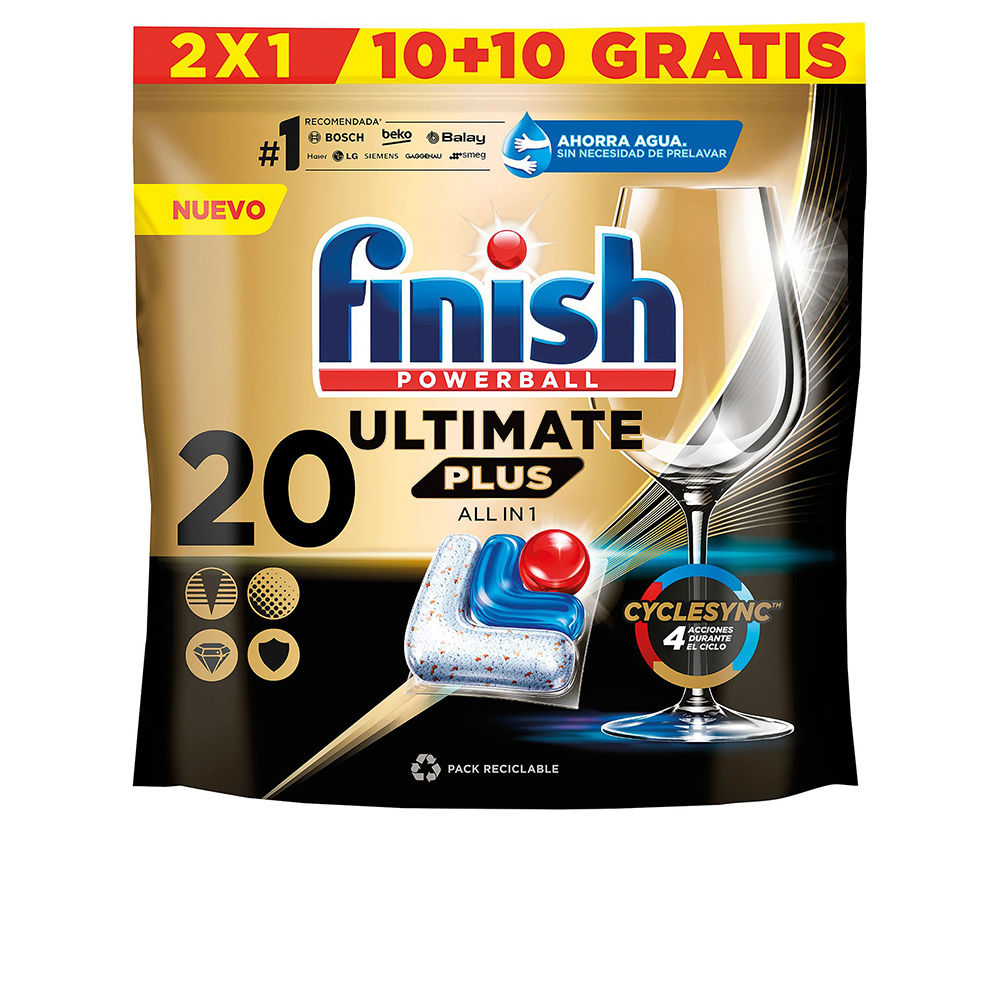 FINISH POWERBALL ULTIMATE PLUS LAVA. PASTILLAS 10+10UDS