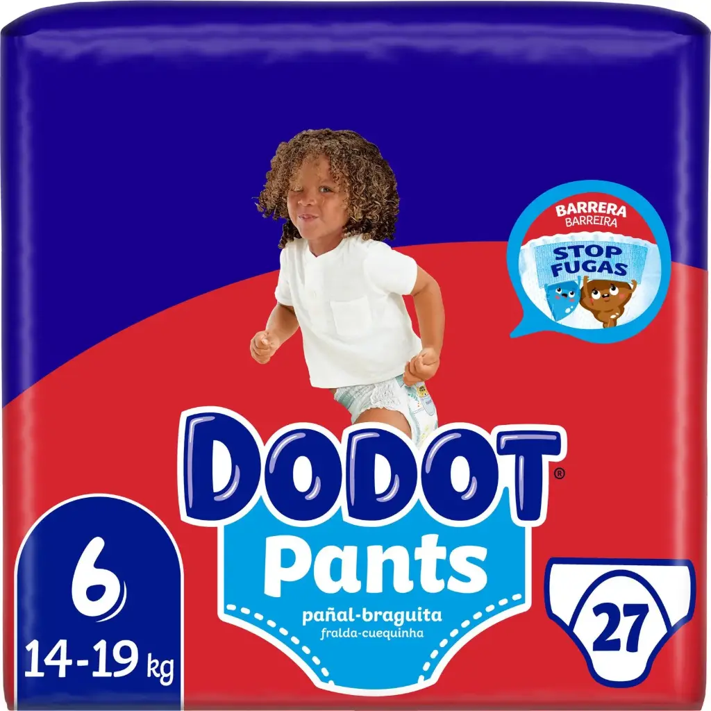 DODOT PANTS T-6. +15KG. 27 UD. (NUEVO)