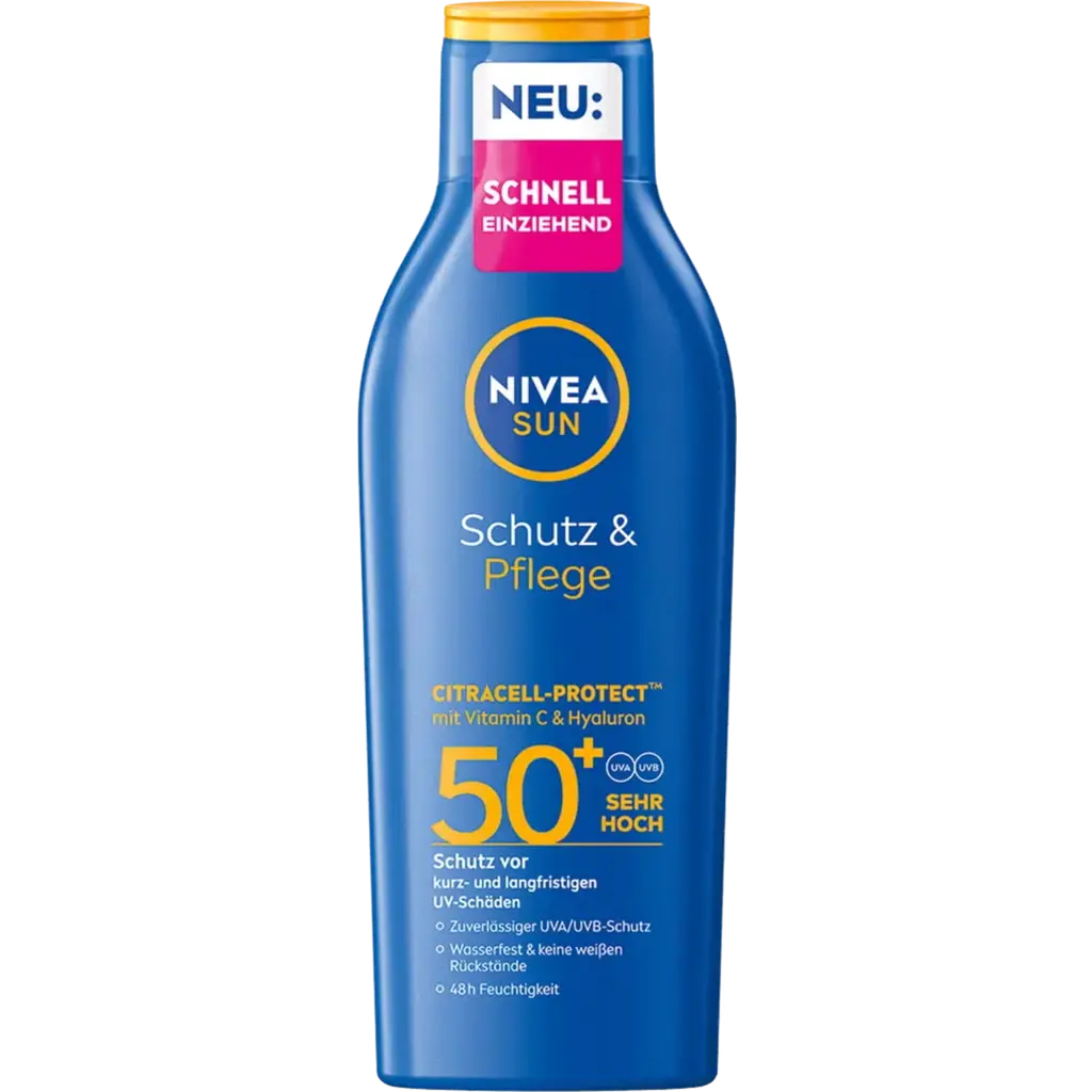 NIVEA SUN LECHE SOLAR PROTECT & HYDRATE FPS50+, 200 ML -EX