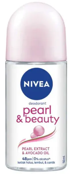 NIVEA DESOD ROLL-ON 50ML PEARL&BEAUTY WOMAN-EX