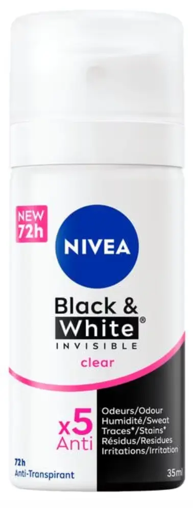 NIVE DESODO. INVISIBLE ANTITRANSPIRANTE BLACK & WHITE 35ML