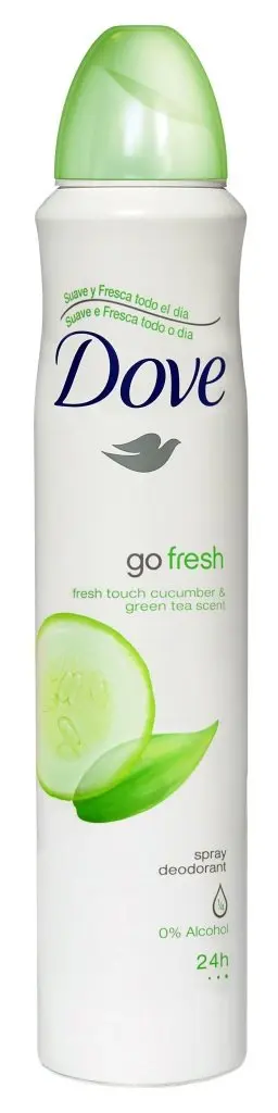 DOVE DESOD.SPRAY 200ML GO FRESH CUCUMBER