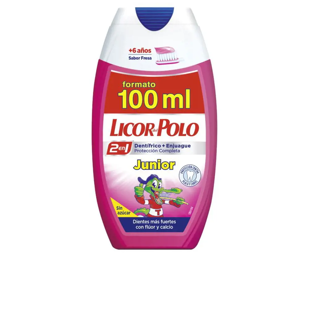 LICOR DEL POLO DENTÍFRICO GEL 2EN1 FRESA 100ML 