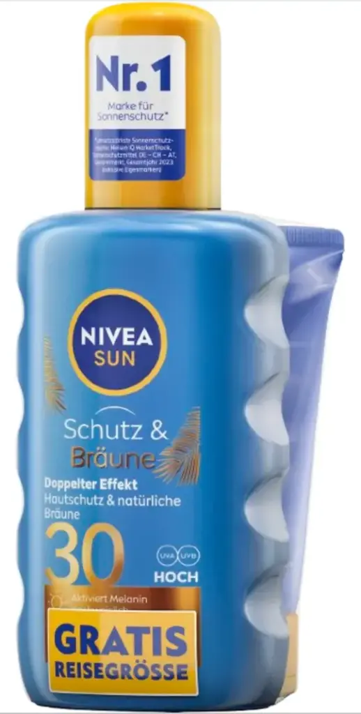 NIVEA SUN SPRAY 200ML SPF30+MINI 50ML