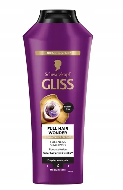 GLISS CHAMPÚ FULL HAIR WONDER 400 ML