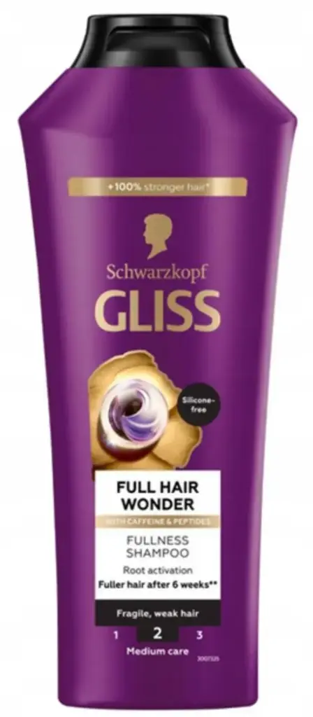 GLISS CHAMPU 400ML FULL HAIR WONDER 