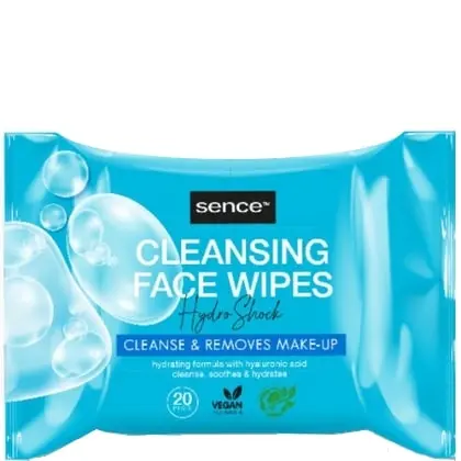 SENCE TOALLITAS FACIALES HYDRO SHOCK 20 UDS