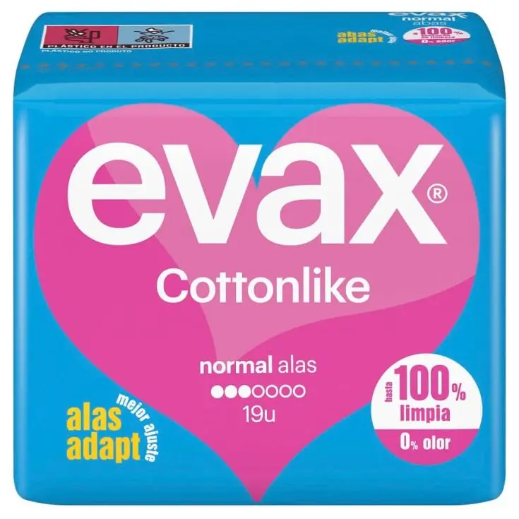 EVAX COTTONLIKE NORMAL ALAS (19 UDS.)