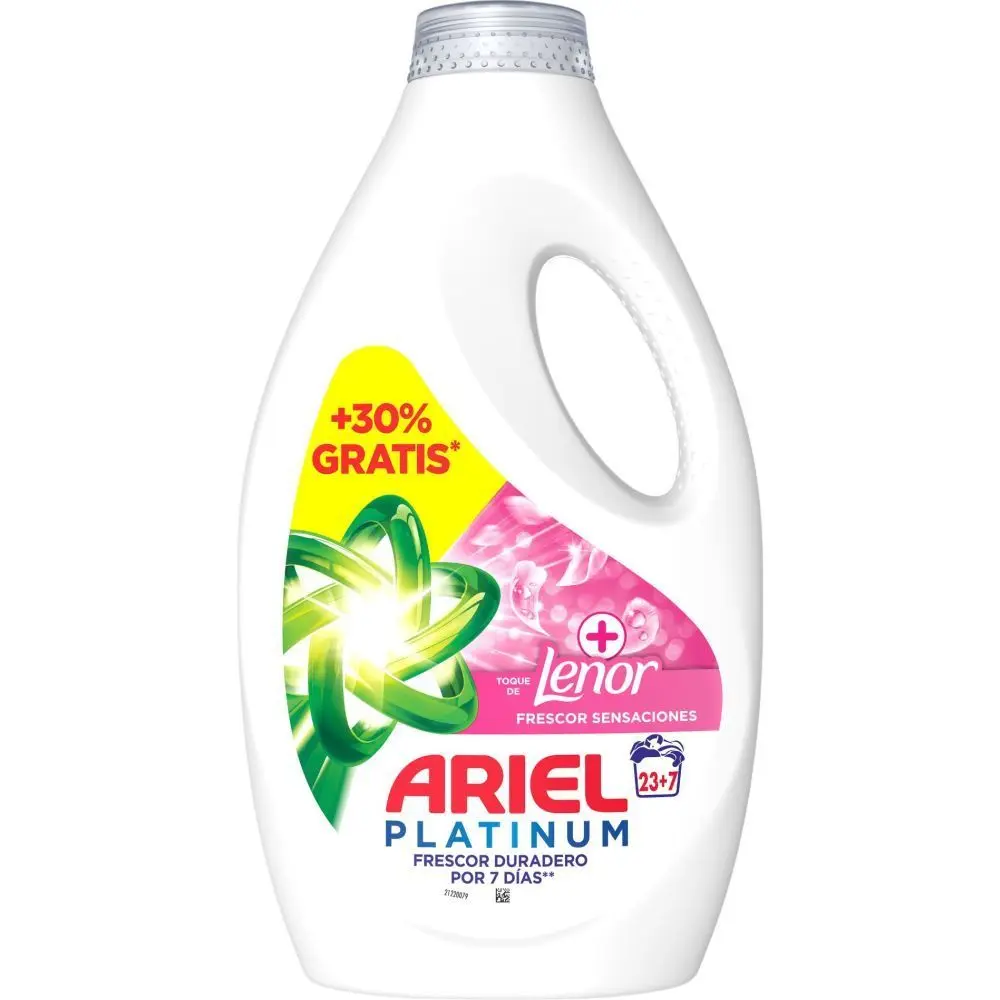 ARIEL DETERGENTE LIQUIDO SENSACIONES (23 + 7 DOSIS)