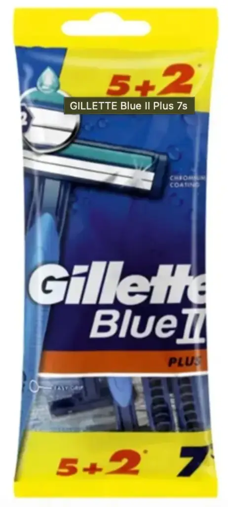 GILLETTE BLUE 2 MAQUINAS DE AFEITAR DESECHABLES PLUS 7UDS