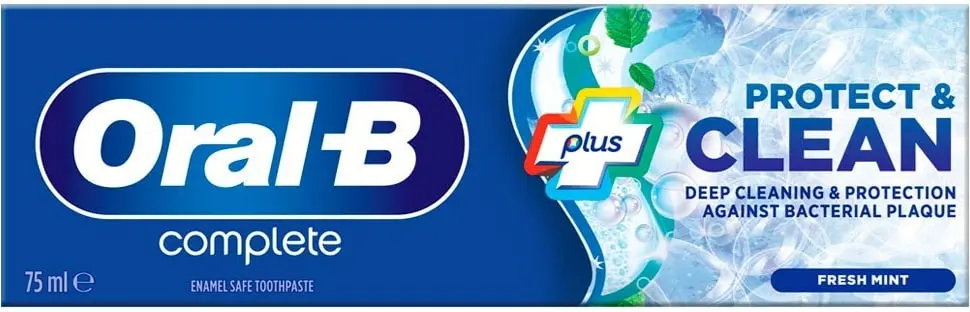 ORAL-B DENTÍFRICO COMPLETE 75ML PROTECT&CLEAN