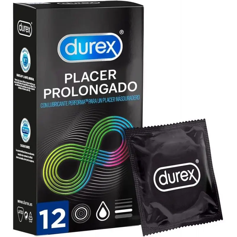 DUREX PRESERVATIVOS PROLONGED PLEASURE 12UDS