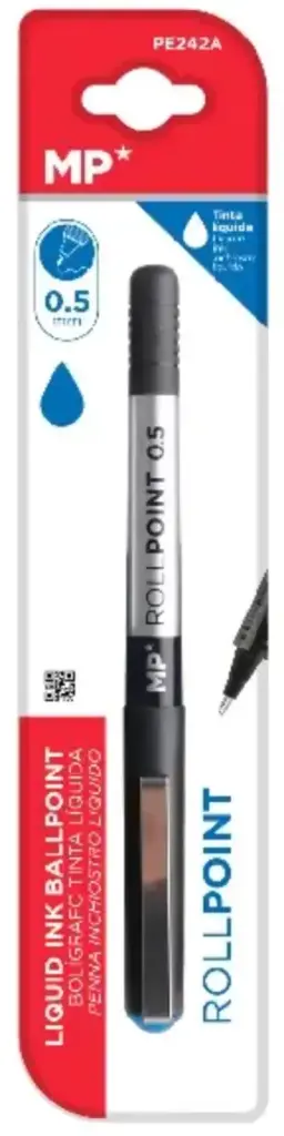 MP BOLÍGRAFO G5 TINTA LÍQUIDA PUNTA BALL AZUL