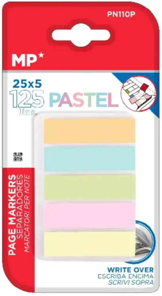 MP SEPARADORES ADHESIVOS COLOR PASTEL