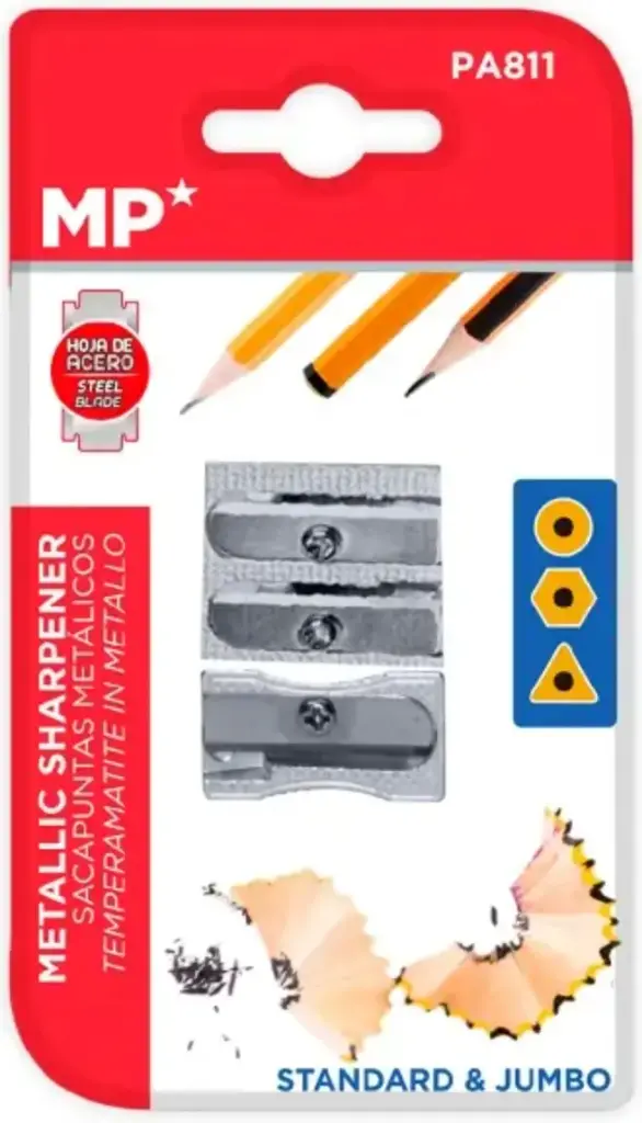 MP SACAPUNTAS METÁLICO 25 MM