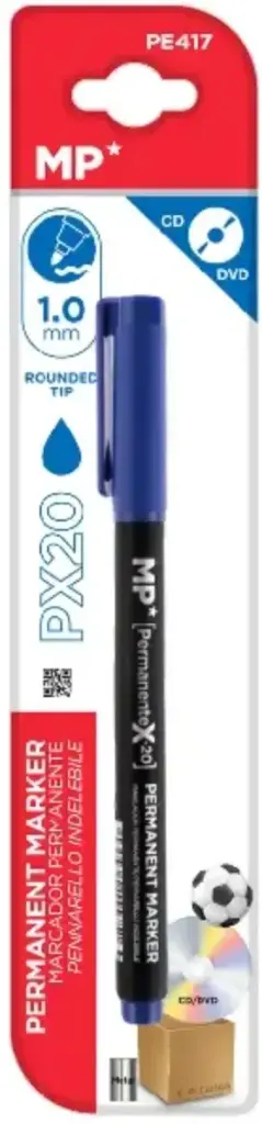 MP MARCADOR CD PUNTA MEDIA AZUL