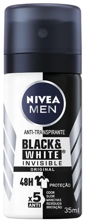 NIVEA DESO. MINI INVISIBLE BLACK & WHITE 35ML