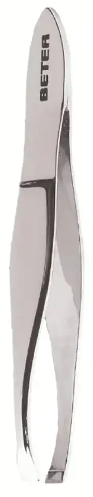 BETER PINZA DEPILAR CROMADA RECTA 7.2 CM R-34001
