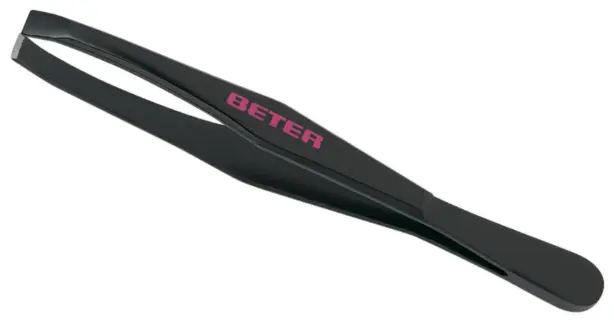 PINZA DEPILAR NEGRA 34003