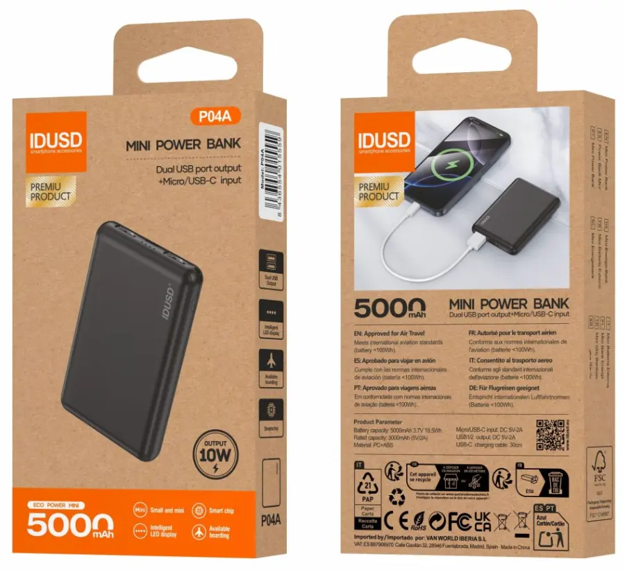 IDUSD ECO POWER MINI 5.000MAH
